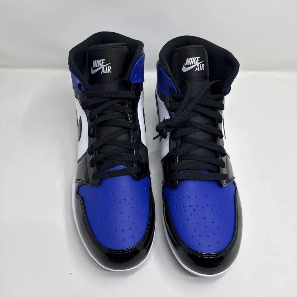 Nike Air Jordan 1 Mid TD Football Cleats Mens 12 FJ6805-401 Game Royal Blue